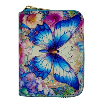 Butterfly Small Digital Print Purse